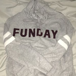 oversized grey hoodie